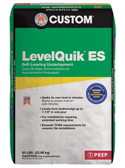 LevelQuik ES (Extended Setting) Self-Leveling Underlayment