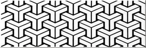 Patchwork - White Deco 2 (4"x12")